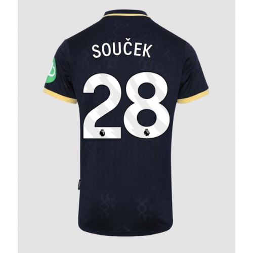 Maglia Calcio West Ham United Tomas Soucek #28 Terza Divisa 2025-26 Manica Corta